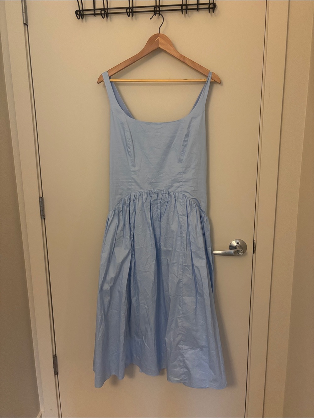 Light Blue Women’s ASTR NWT Sleeveless Gathered Skirt Dress